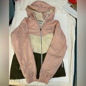 Columbia Color block fleece lined windbreaker
